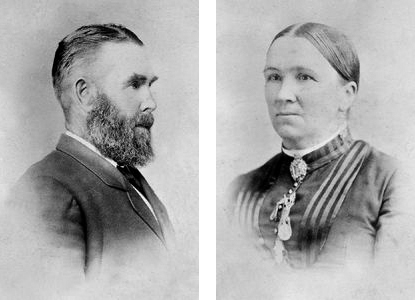 Patrick and Ellen Lyons, about 1900