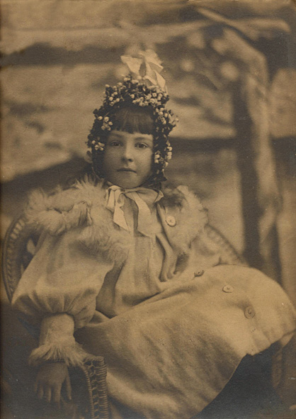 Dorothy Armstrong, daughter of Mary Ann Lyons and William Armstrong. c 1899-1900